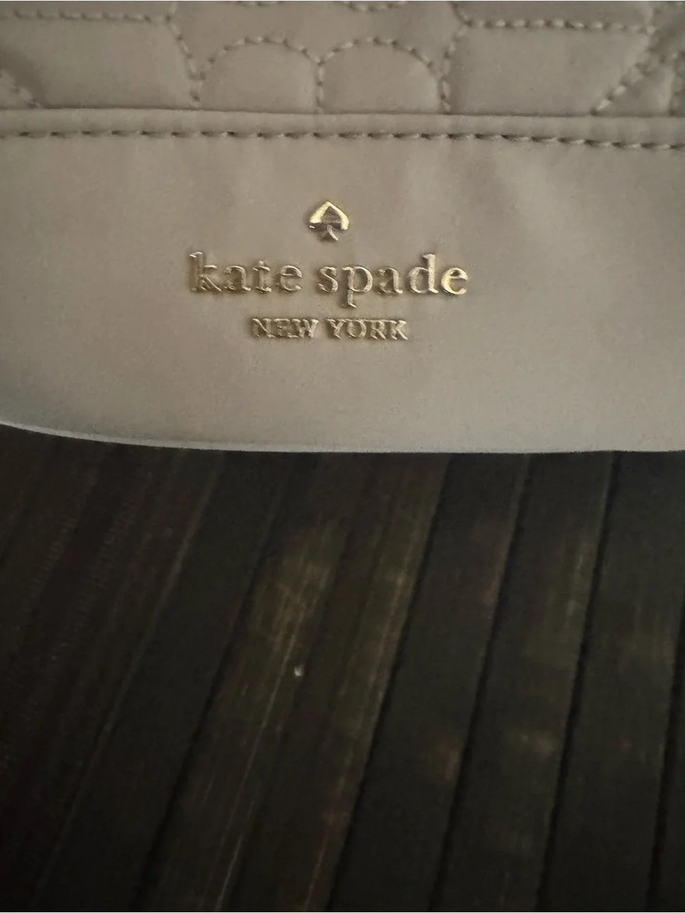 kate spade quilted bucket